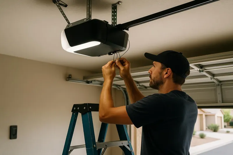 Garage Door Spring Repair in Crystal Beach